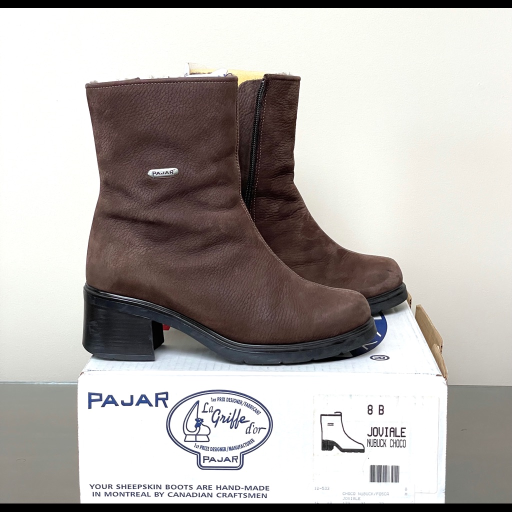 Pajar Brown Suede Boots | Size 8